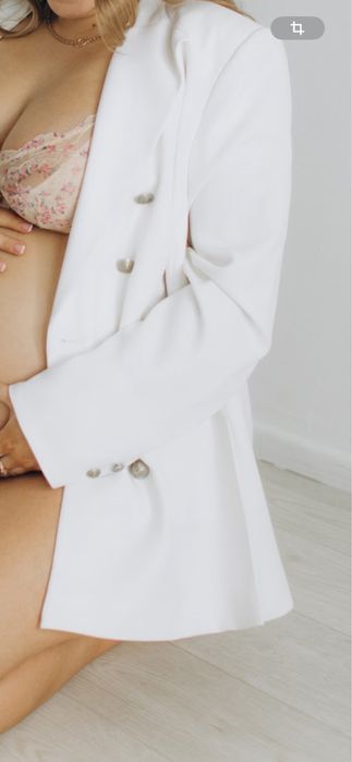 Неймовірний оверсайз піджак білий