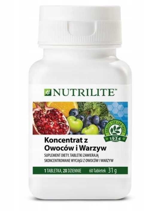 Koncentrat z owoców i warzyw Nutrilite Suplement-60 szt