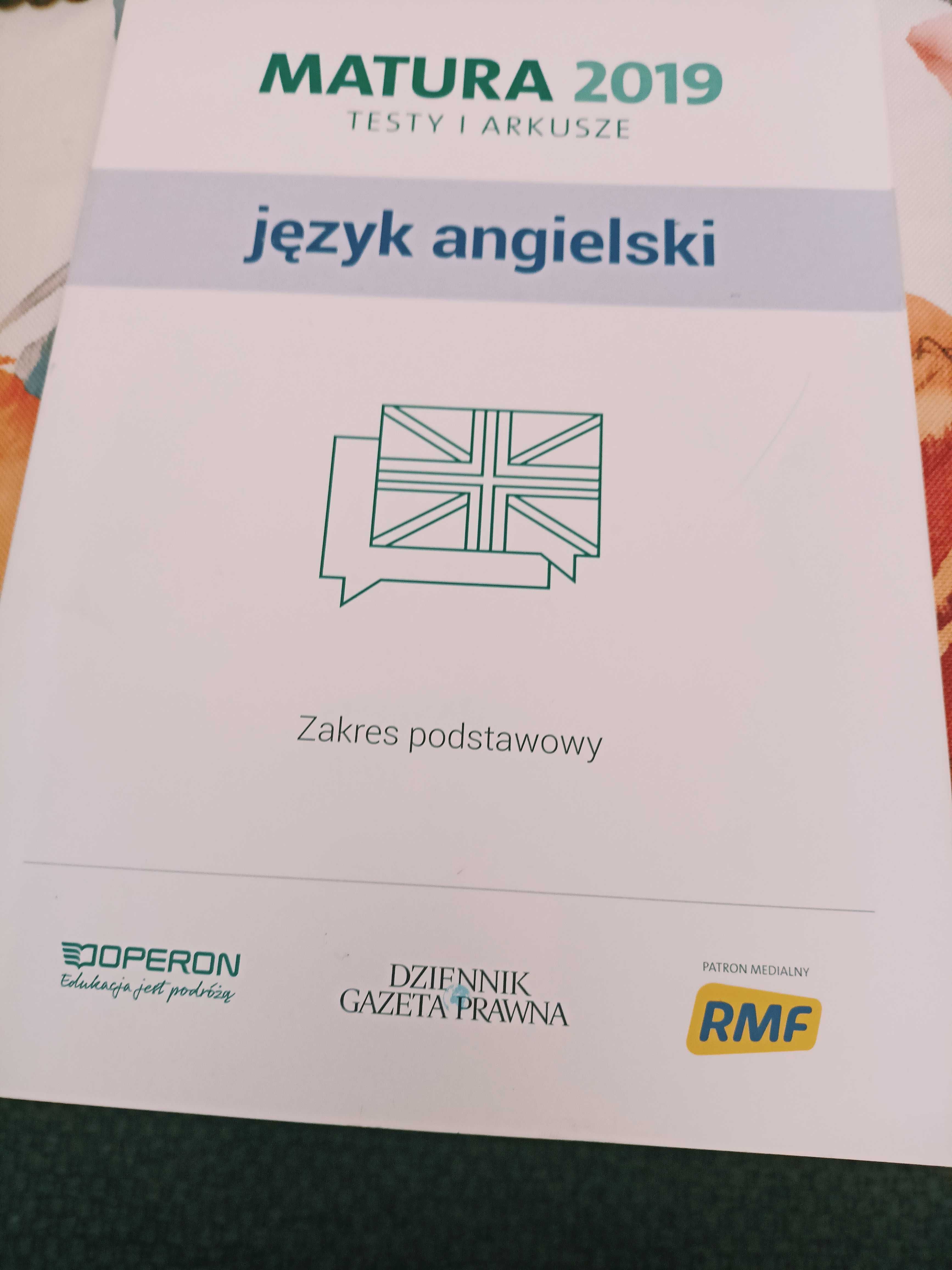 Testy i arkusze matura 2019 język angielski