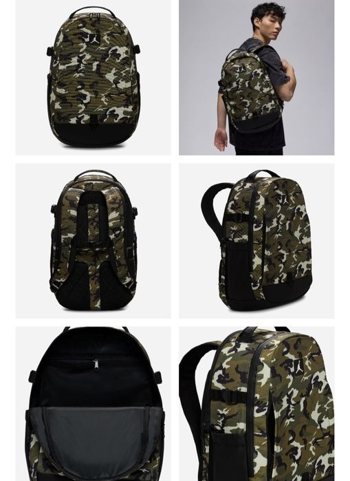 Рюкзак Nike Jordan Cordura Franchise Backpack (29L) Camo Green HF1789-