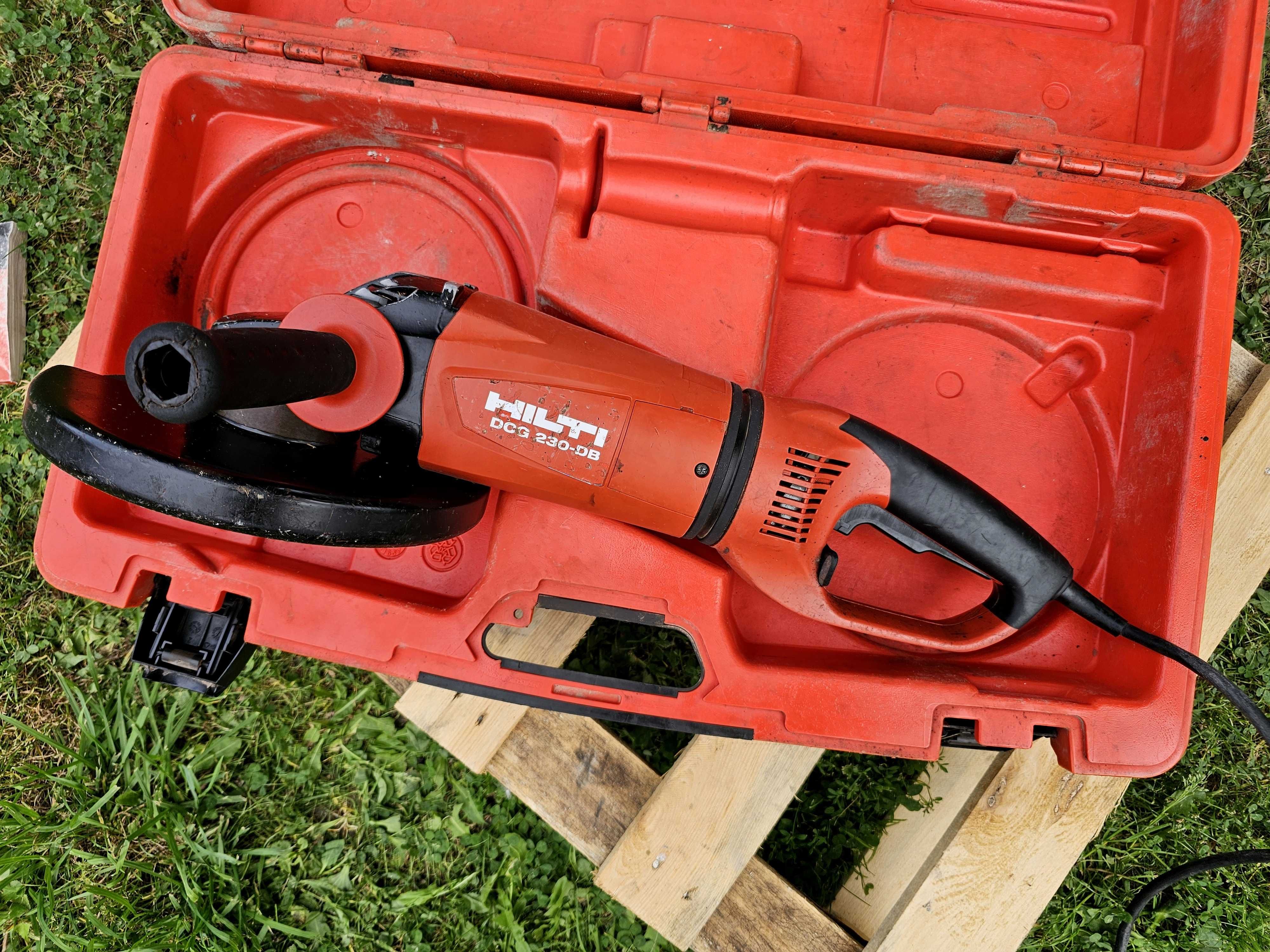 SZLIFIERKA KĄTOWA HILTI 230 o mocy 2400 wat + walizka stan BDB