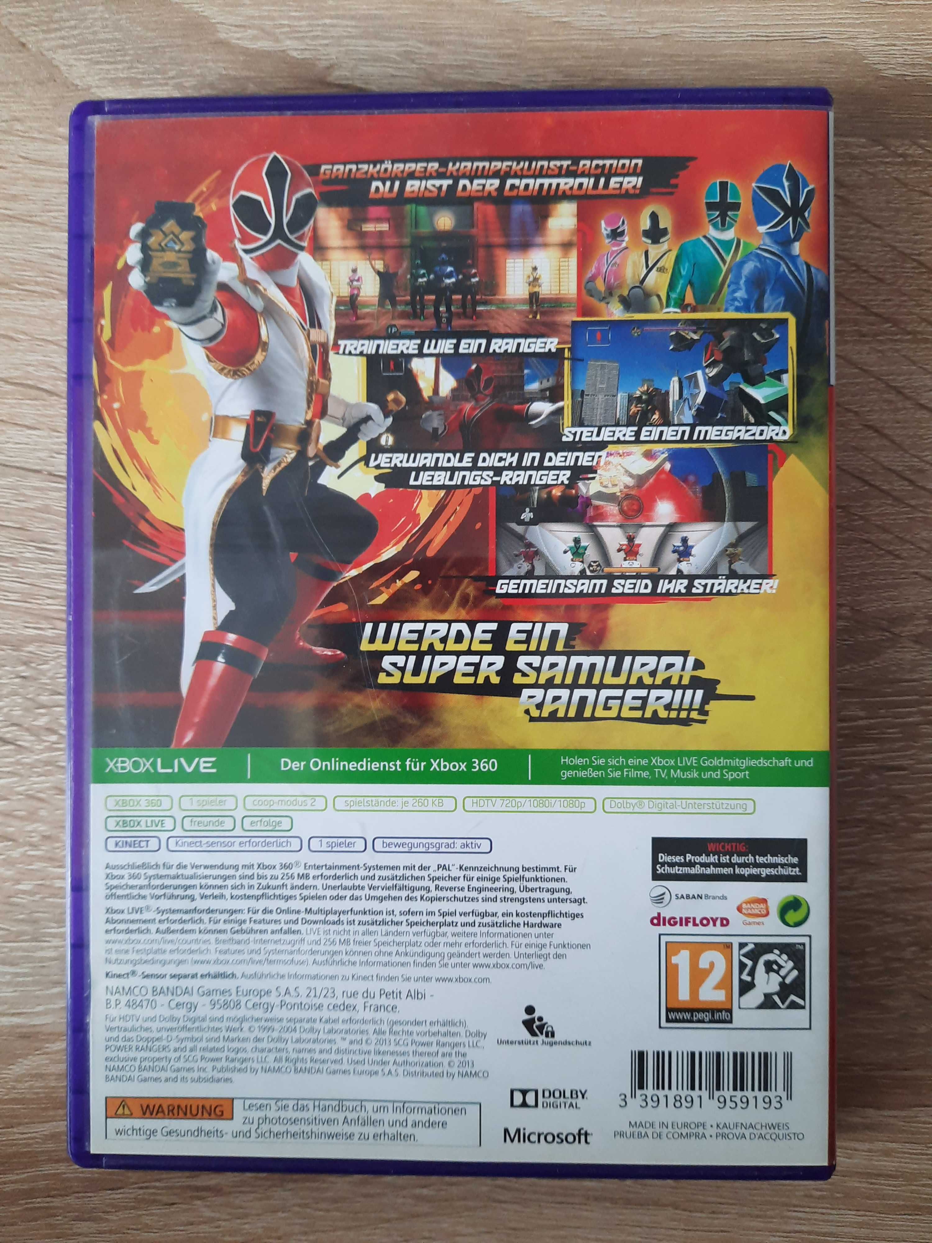 Power Rangers Super Samurai Xbox 360