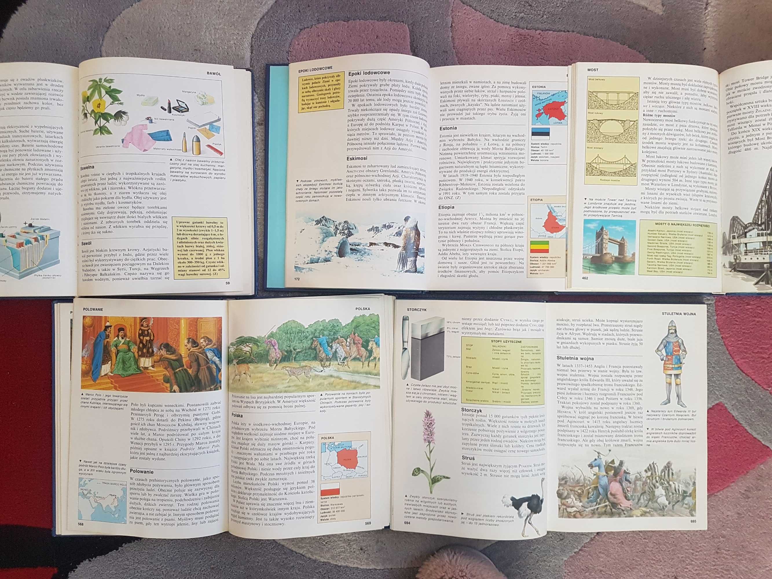 Wielka encyklopedia dla dzieci 5 tomów