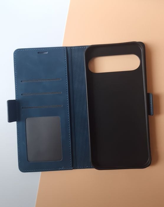 Etui do Google Pixel  9 Pro XL smukły case z KLAPKĄ, portfe