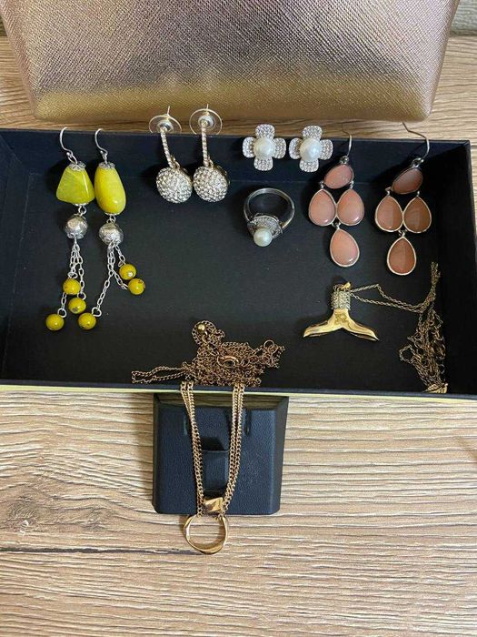 Серьги серебро бижутерия