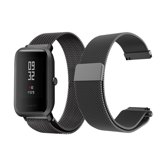 Ремешки ремешок миланская петля, сталь 20мм для Xiaomi Amazfit BIP GTS