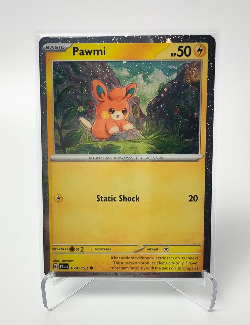 Pawmi 074/193 cosmo holo karta pokemon Paldea Evolved
