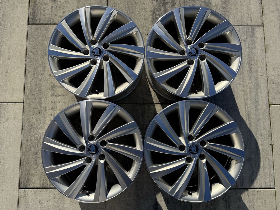 JAK NOWE Felgi Oryginalne SKODA 18” ET48 octavia superb karoq kodiaq