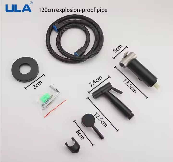 Torneira de bidé Portátil em Metal Preto