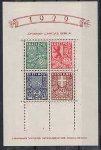 Estonia, stare znaczki, blok (2)