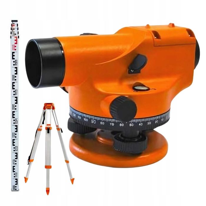 Niwelator Zestaw Łata + Statyw + Kufer Powiększenie 32X Kraft Sklep