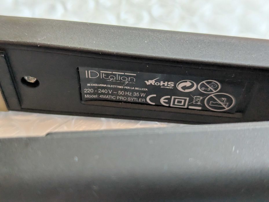 Випрямляч плойка для волосся IDItalian Postquam 4Matic Pro Styler IDE
