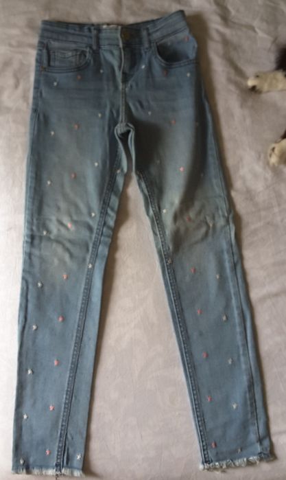 Calças de ganga  - slim fit - tam 9/10 anos