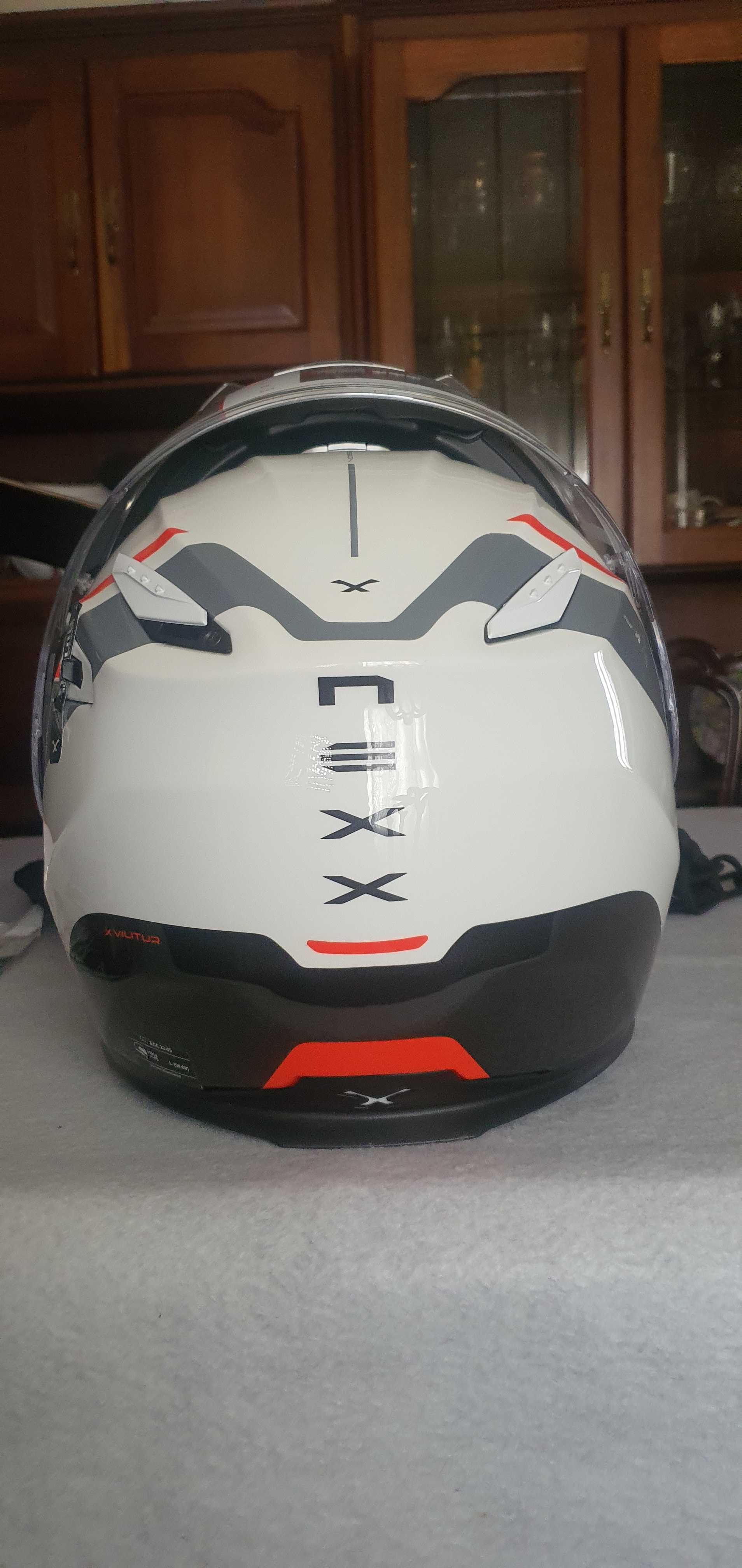 Capacete NEXX X.VILITUR Stigen White / Red