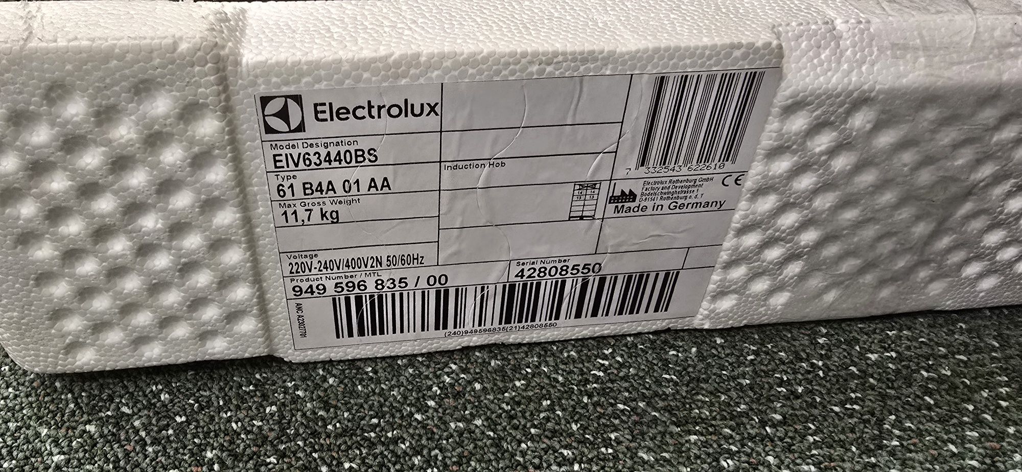Sprzedam płytę indukcyjna Electrolux