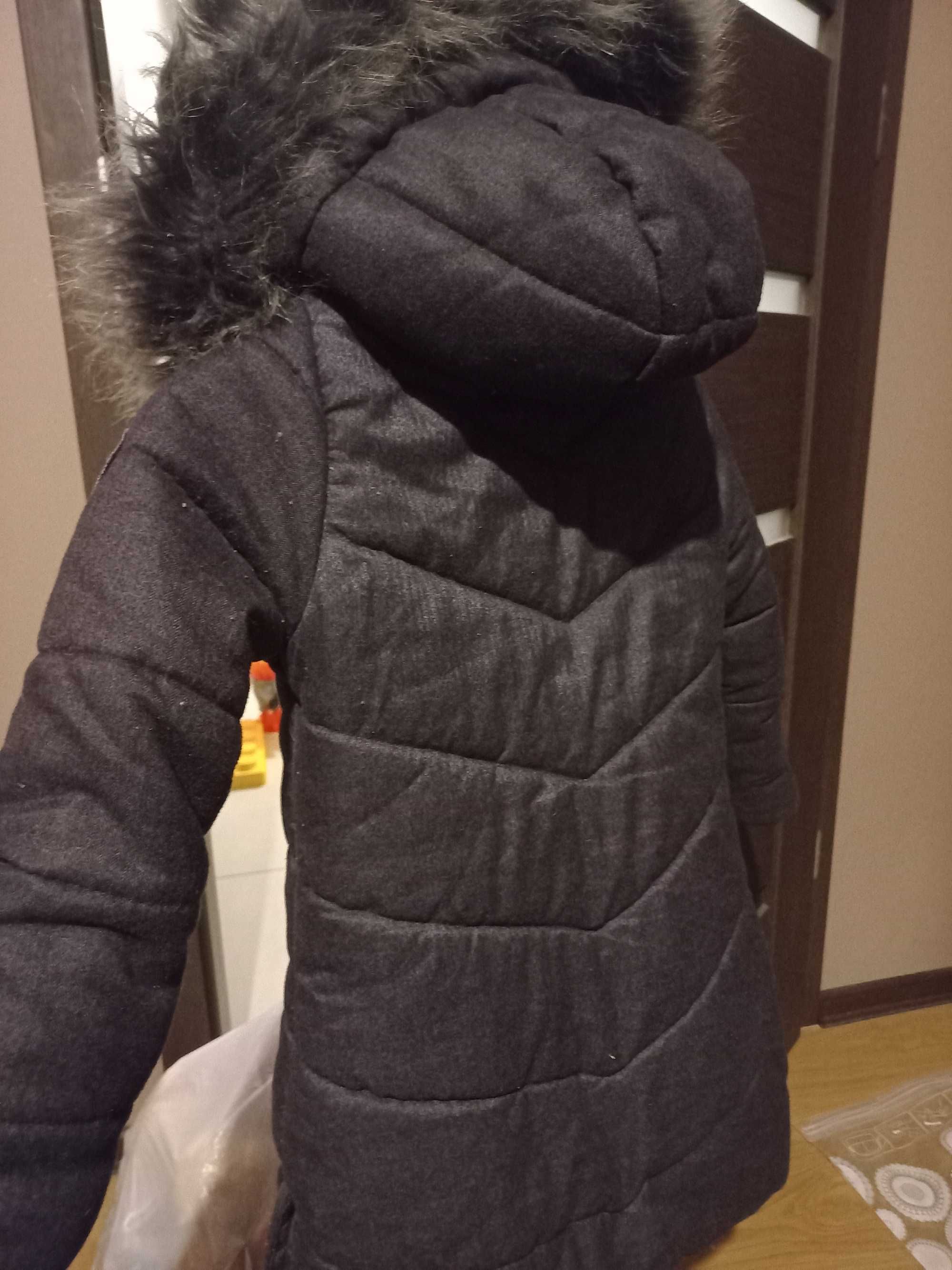 Kurtka / płaszcz  zimowy reserved 116 bardzo ciepla dluższa