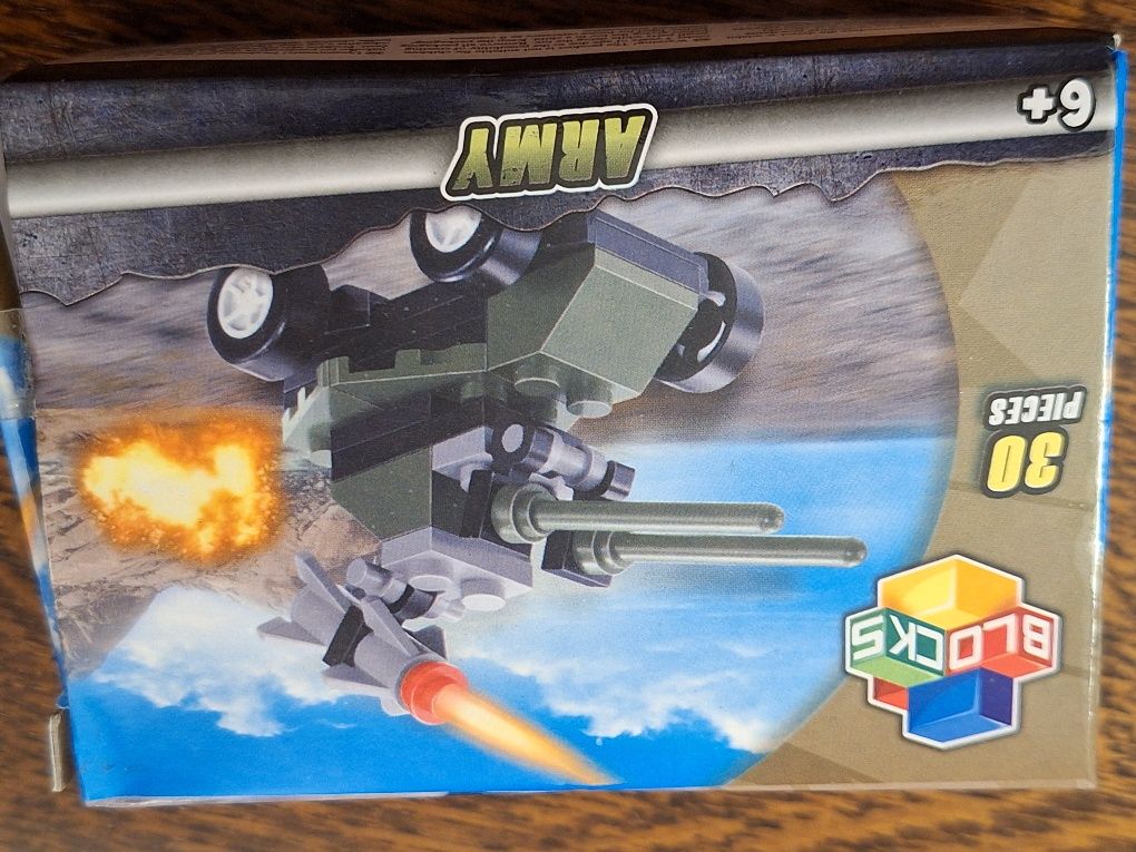 Klocki Blocks Army Wyrzutnia rakiet 30 części wiek 6+ Nowe