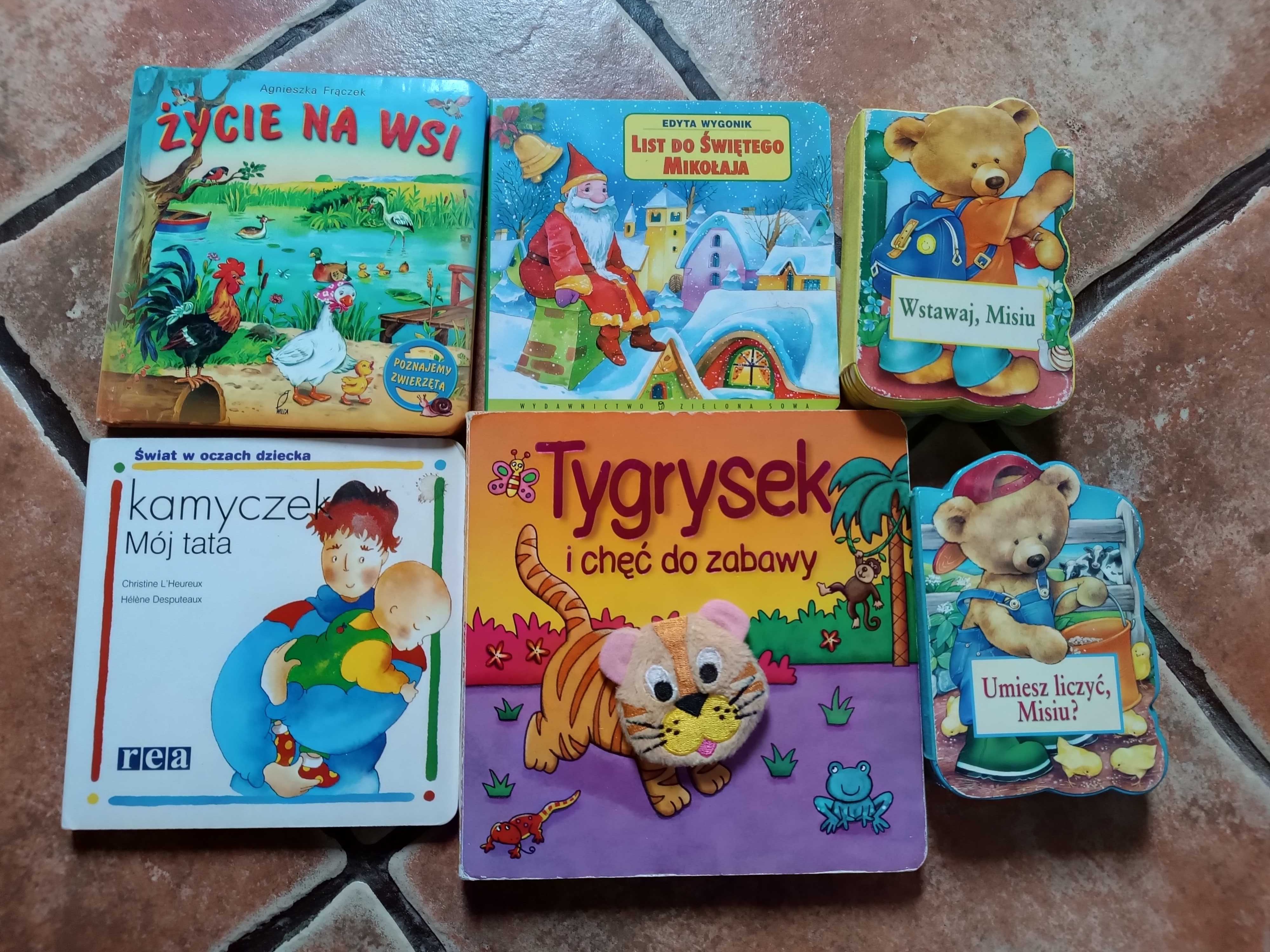 Książeczki dla małych dzieci zestaw komplet