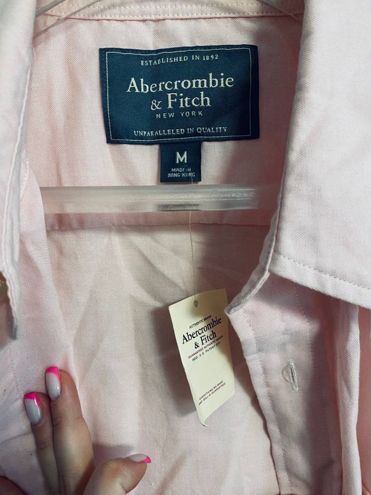 Мужская рубашка abercrombie & fitch