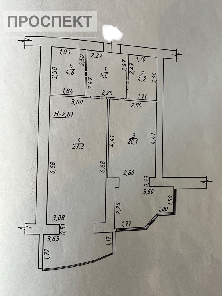 Продам 1 кімн. квартиру вул. Харківська ( ЖК « Зарічний). Вид на річку