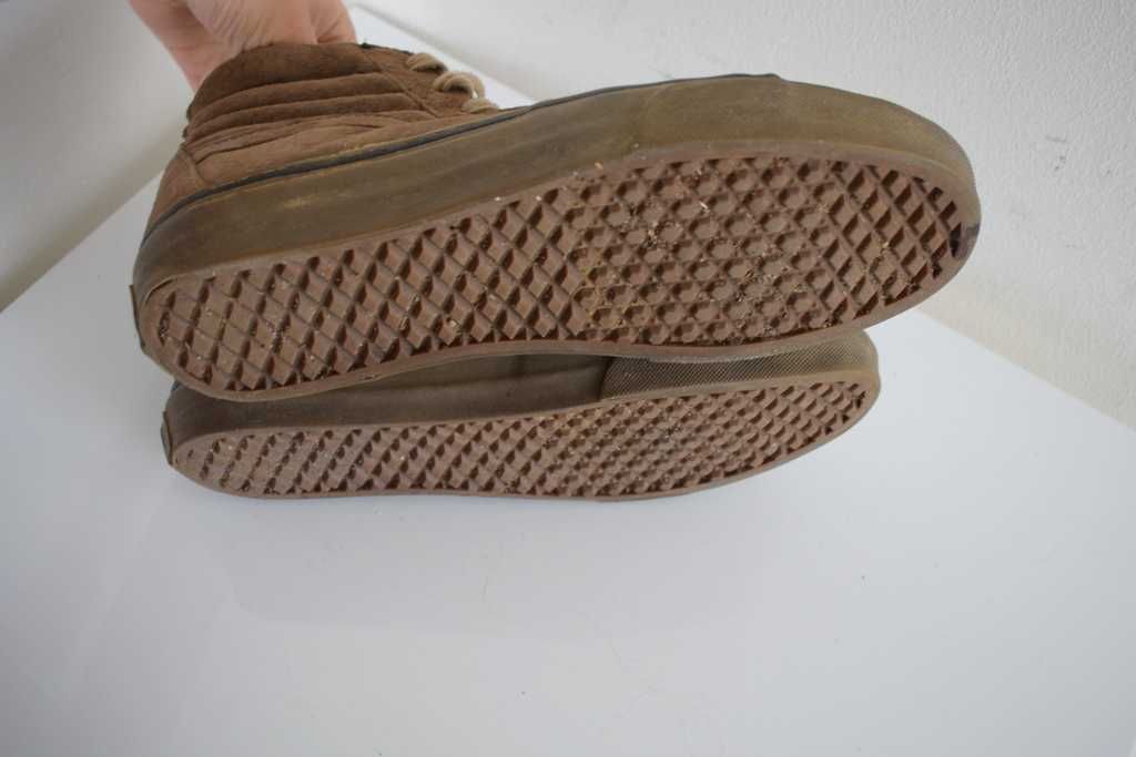 Vans buty trampki brązowe wysokie 40 usmen 7,5