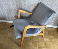 Fotel w stylu art deco jak Chierowski retro PRL