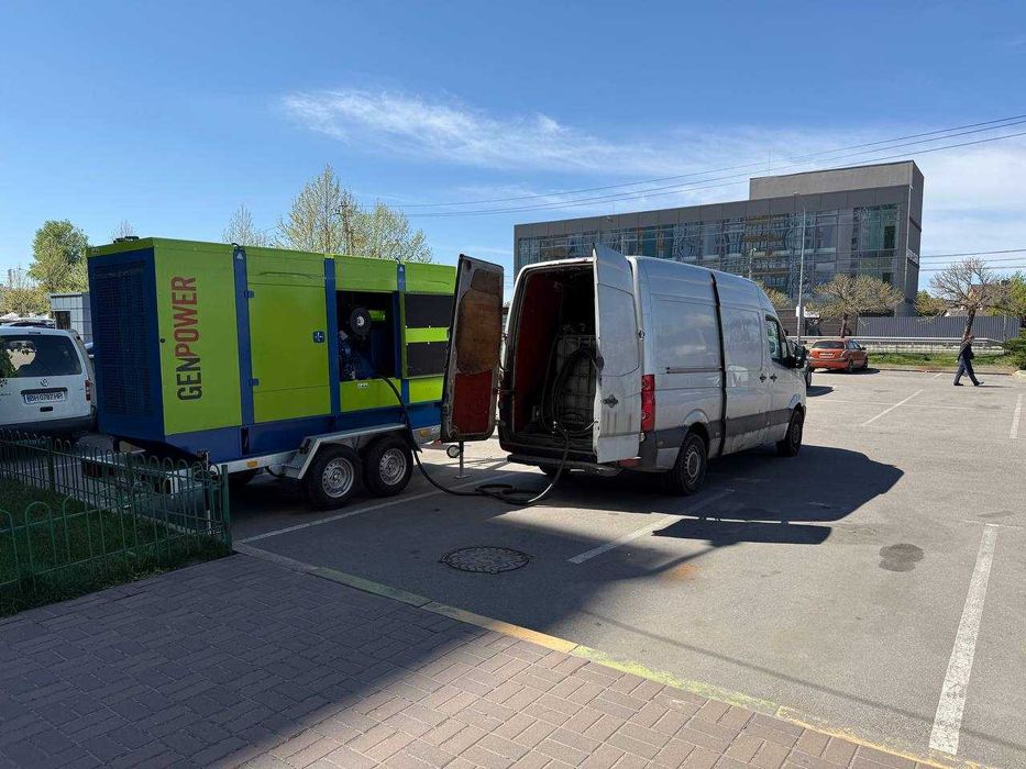 Заправка генераторів якісним дизельним пальним Євро-5 (Литва)