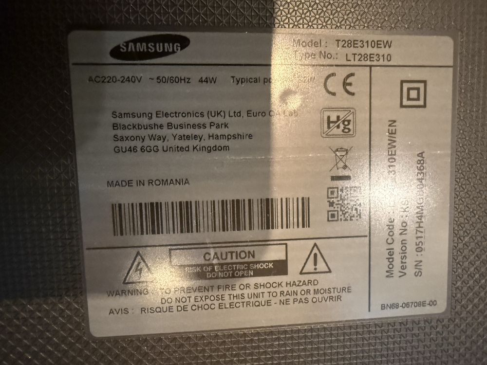 LED TV Monitor Samsung