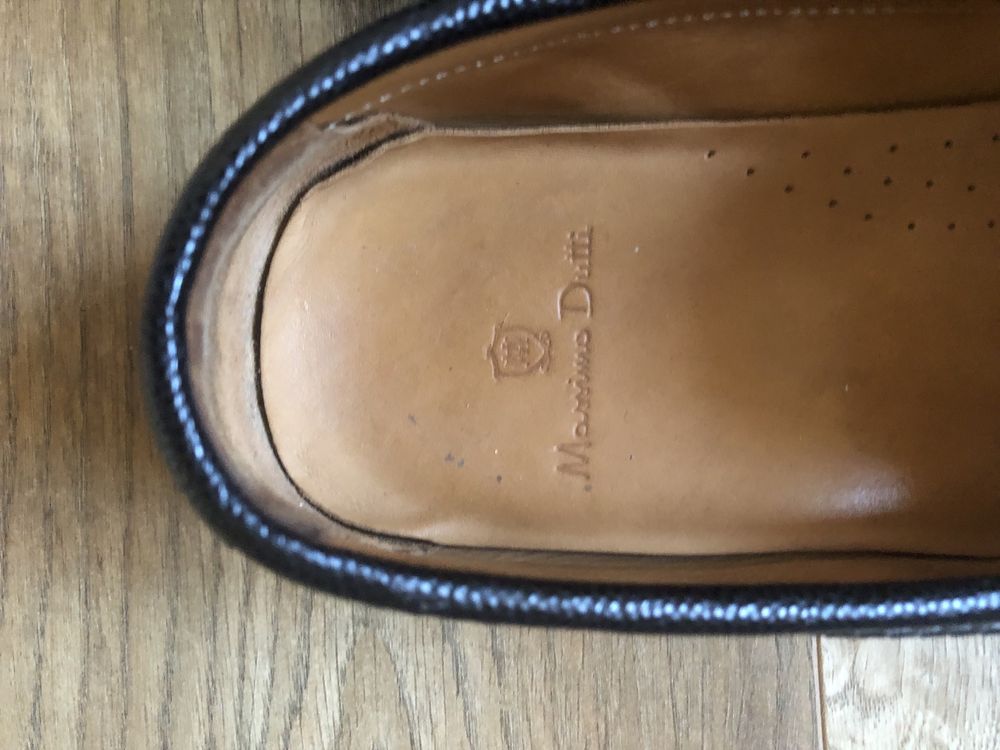 Mokasyny skórzane Massimo Dutti 45
