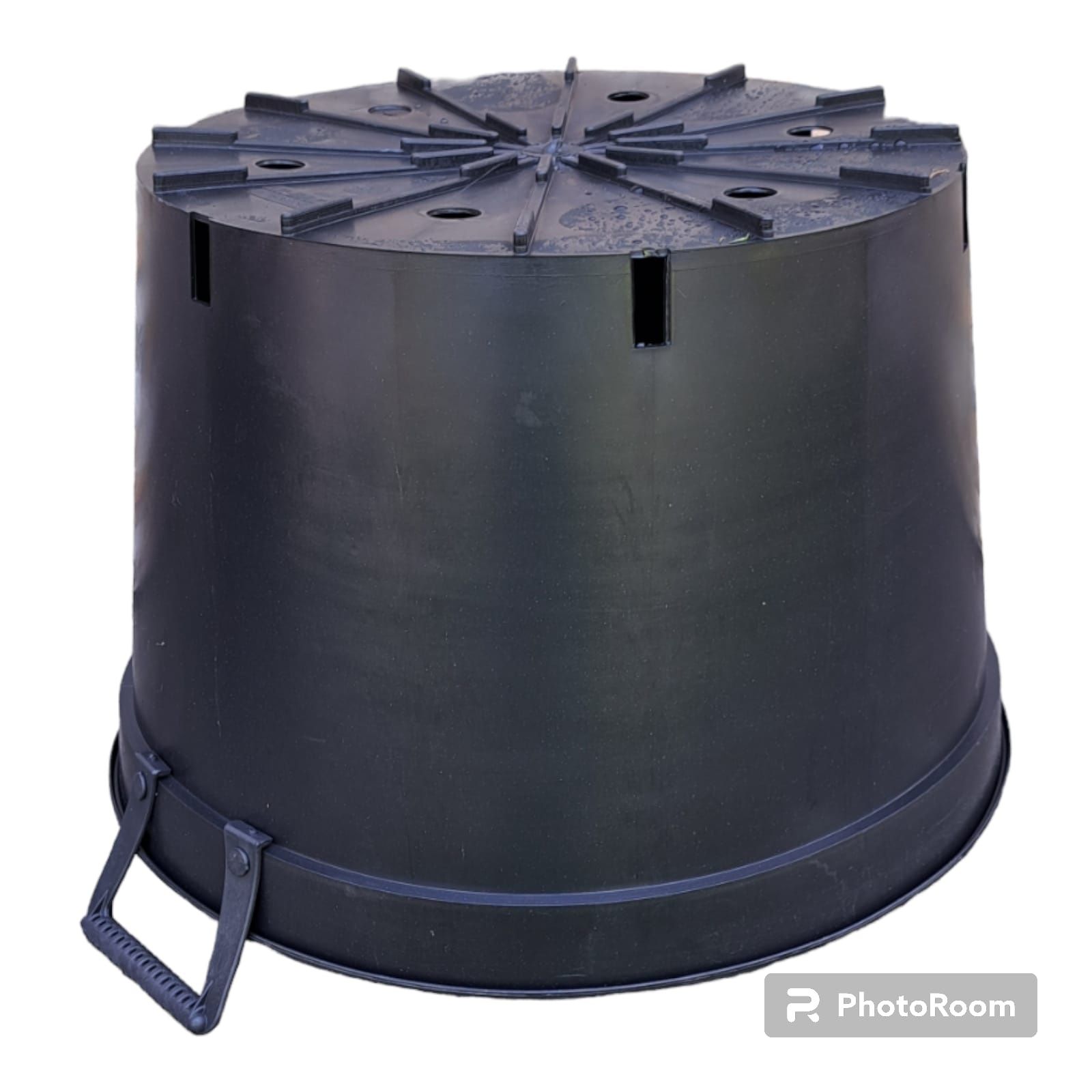 Doniczki produkcyjne 40 L z uchwytami zanitowanymi na stałe 46cm