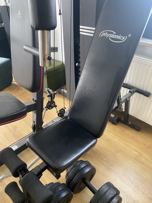 Atlas Adidas , ławeczeka,hantle orbitrek, sztanga