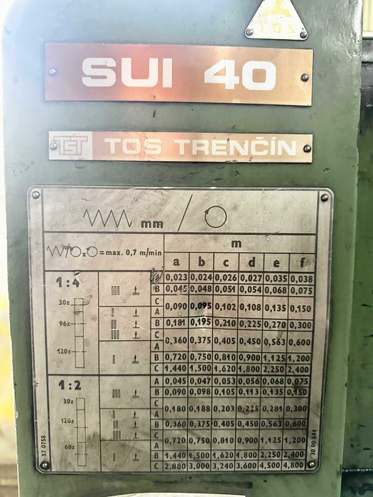 Tokarka SUI40-1500