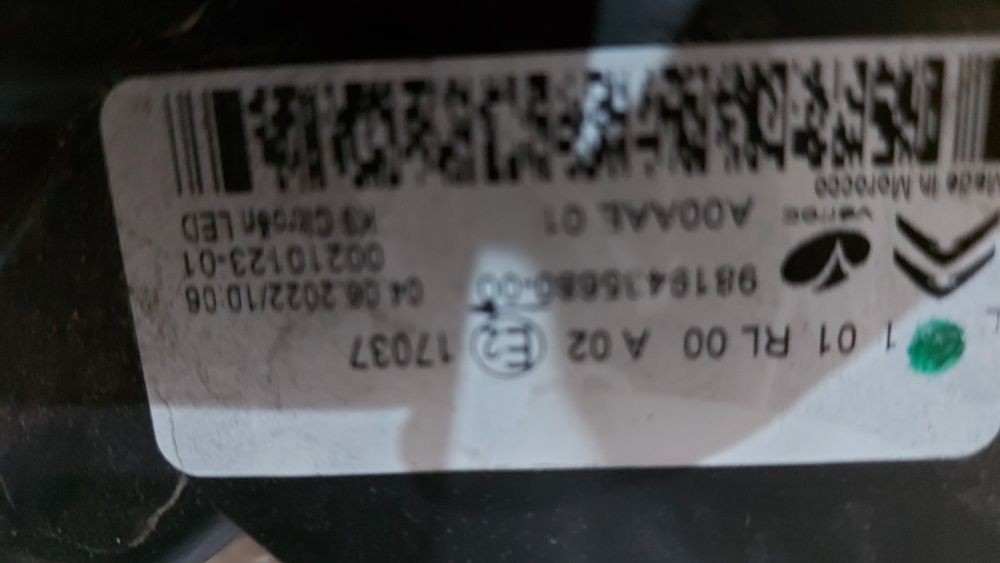 Citroen  Berlingo  faróis  diurnos novos