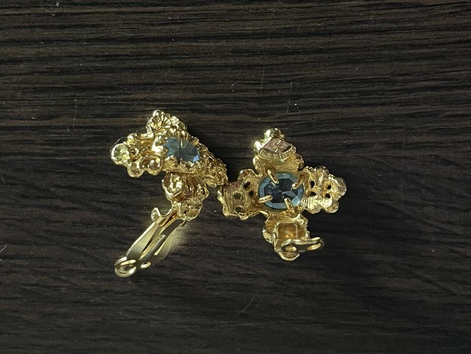 Клипсы Christian LaCroix Made in France.