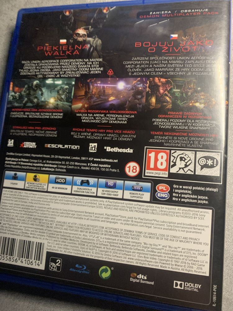 Doom gra na ps4
