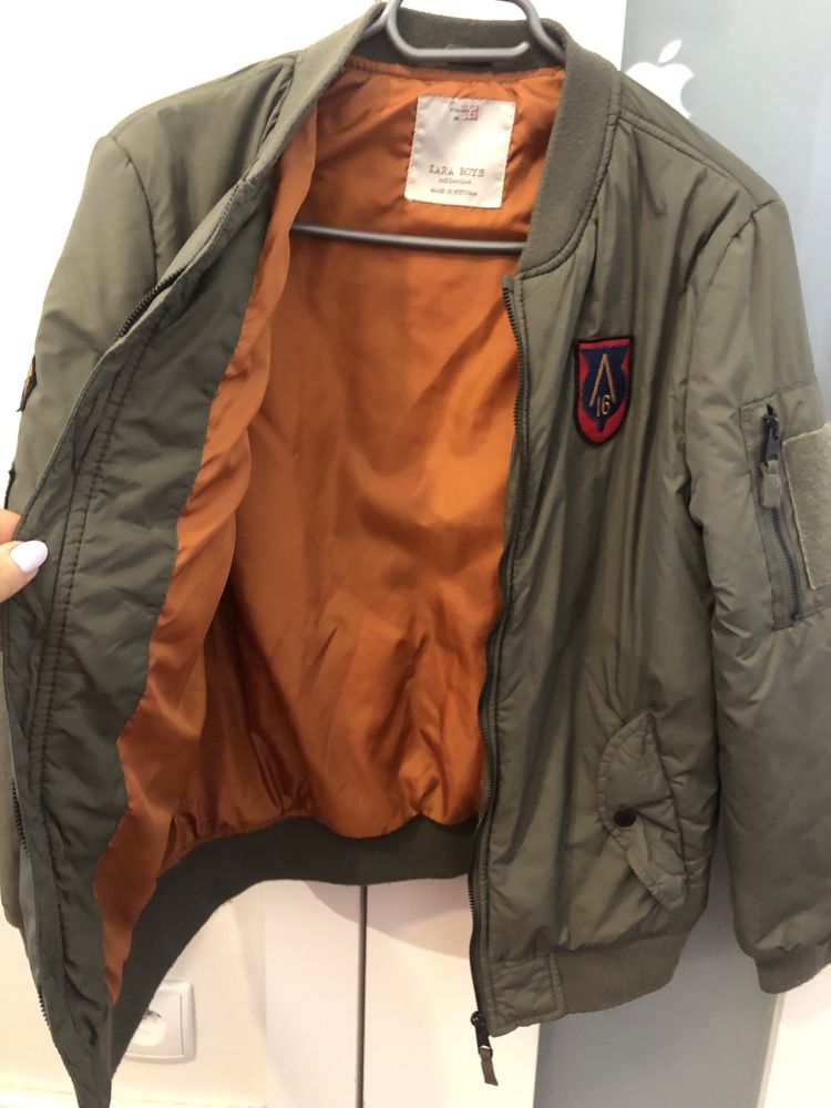 **ZARA**Kurtka khaki 152 (11-12 lat)