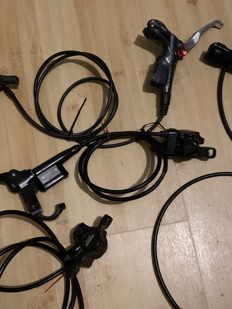 Гідравлічні гальма запчастини tektro shimano magura mt200 двохпоршневі