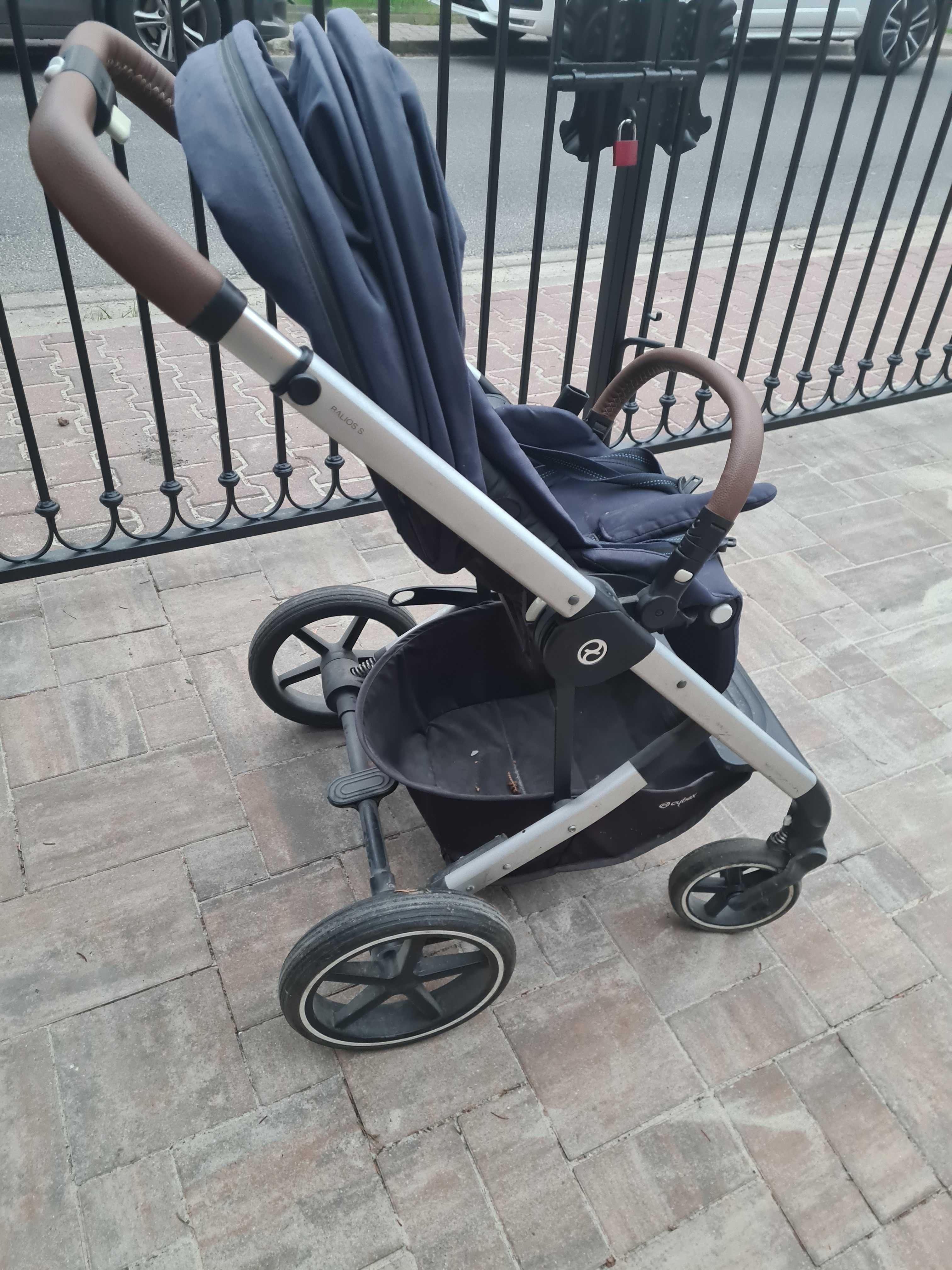 Wózek spacerowy Cybex nosidełko adapter zestaw stan bardzo dobry