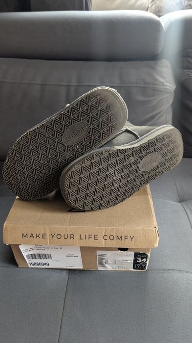 Botki nicebay 35 skóra naturalna wełna