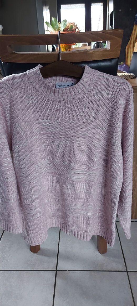Wrzosowy sweter rozmiar 48