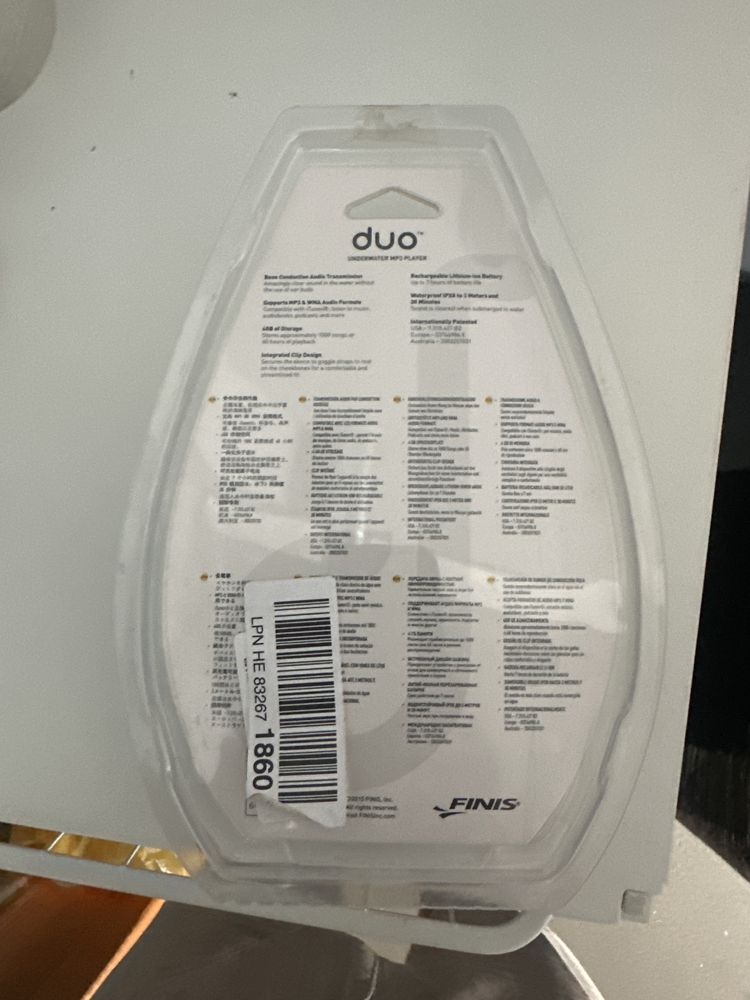 FINIS Duo Wodoodporny odtwarzacz MP3