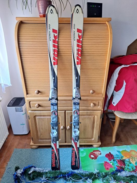 Narty Völkl Carving 156cm Energy 220 + wiązania ratingowe MARKER M900