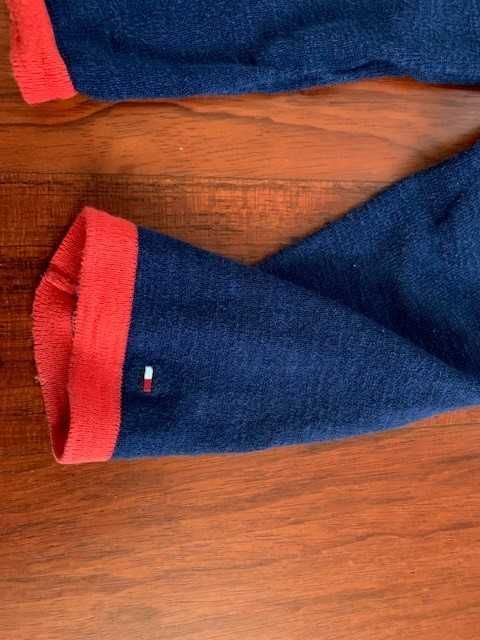 Granatowy sweterek, Tommy Hilfiger, 6 -7lat