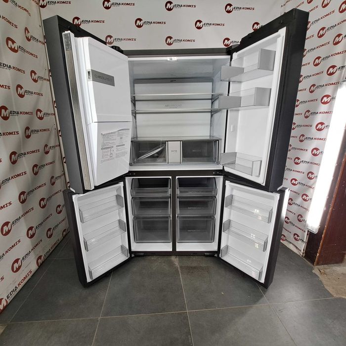 Lodówka Haier HCR7918EIMB [12mscy-gwar] Klasa E/NF/600l/177,5cm wys