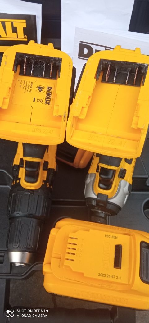 DeWalt twin pack wkrętarka dcd778 dcf787 18v x2x3ah