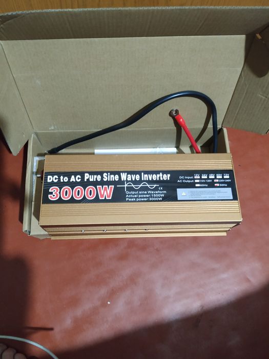 Инвертор 12в на 220в , 1600W; 3000W чистая синусоида , подробности в о