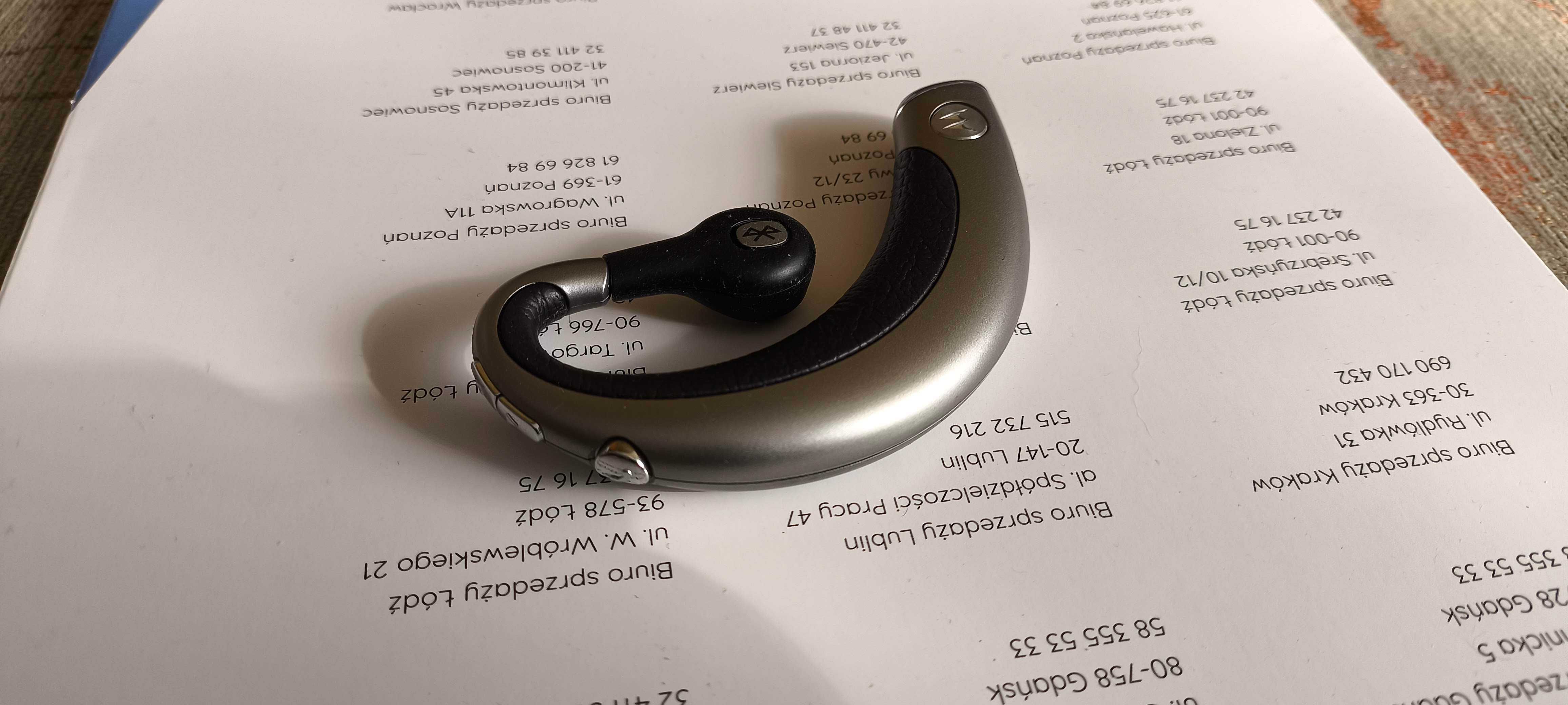 zestaw słuchawkowy Bluetooth Motorola H605
