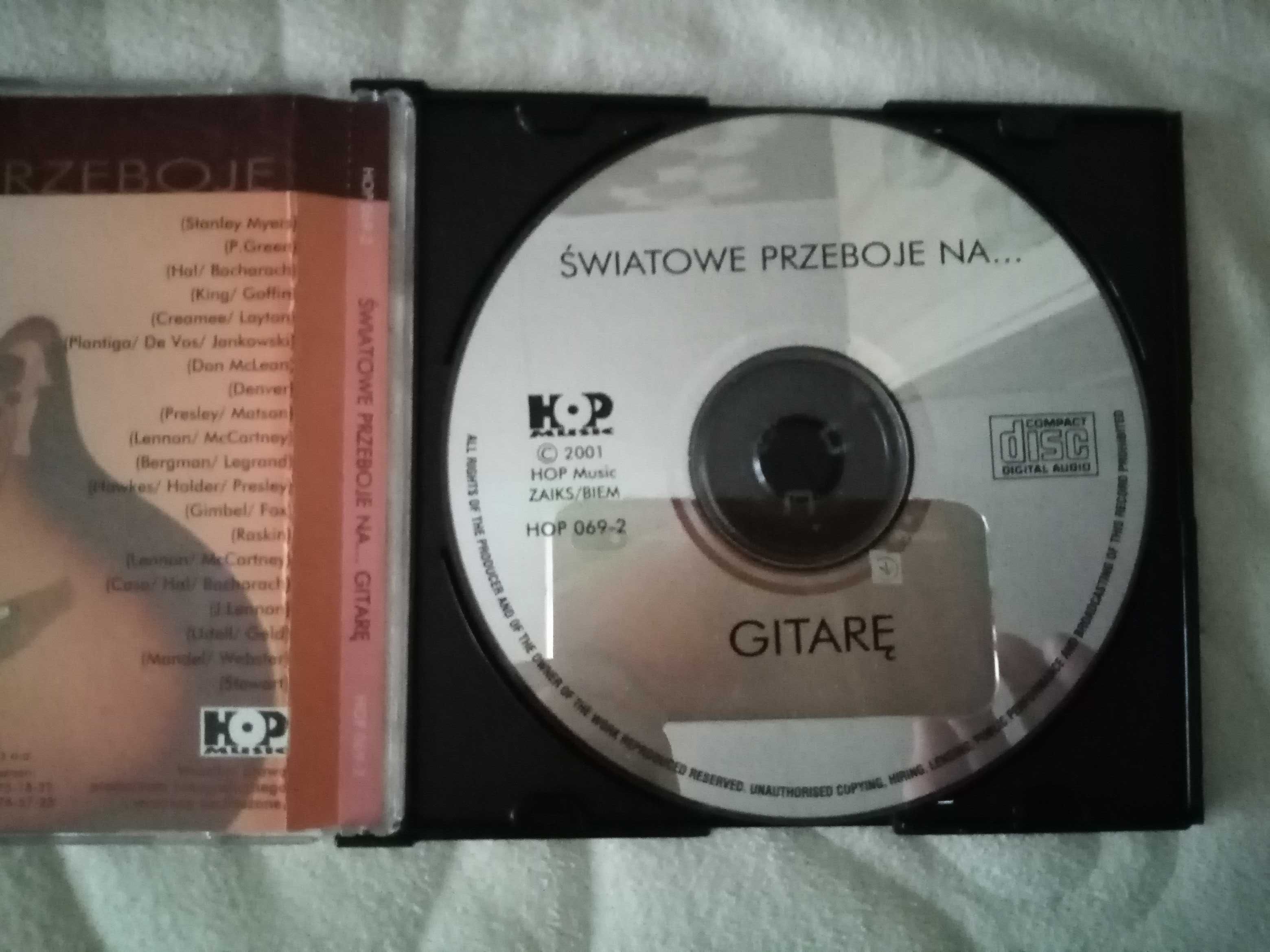 CD - Światowe przeboje na gitarę, 2001. TANIEJ!