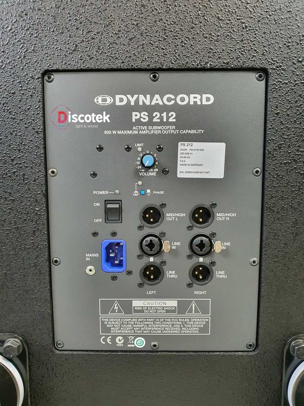 Dynacord D11A + PS212 | Nowe suby | Aktywny zestaw |