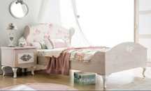Łóżko 90x200 rose vintage boho klasyczne